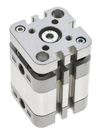 ISO 21287 Compact Double Acting Cylinder 32-10mm - Magnetic - Non-Rotating