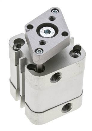 ISO 21287 Compact Double Acting Cylinder 32-15mm - Magnetic - Non-Rotating