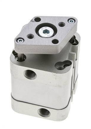 ISO 21287 Compact Double Acting Cylinder 32-15mm - Magnetic - Non-Rotating