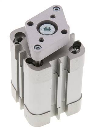 ISO 21287 Compact Double Acting Cylinder 32-25mm - Magnetic - Non-Rotating