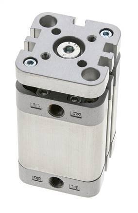 ISO 21287 Compact Double Acting Cylinder 32-30mm - Magnetic - Non-Rotating
