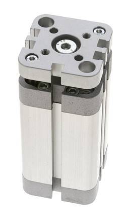 ISO 21287 Compact Double Acting Cylinder 32-50mm - Magnetic - Non-Rotating