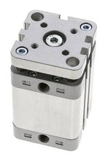 ISO 21287 Compact Double Acting Cylinder 40-30mm - Magnetic - Non-Rotating