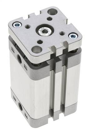 ISO 21287 Compact Double Acting Cylinder 40-40mm - Magnetic - Non-Rotating