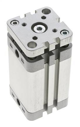 ISO 21287 Compact Double Acting Cylinder 40-50mm - Magnetic - Non-Rotating