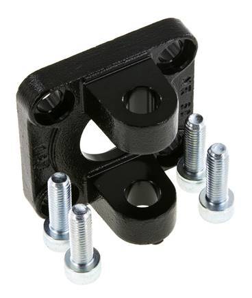 Clevis Female 50 mm ISO 15552 ISO 21287 Burnished steel