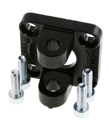 Clevis Female 50 mm ISO 15552 ISO 21287 Burnished steel