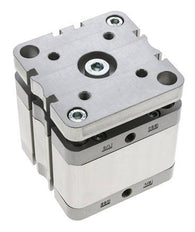 ISO 21287 Compact Double Acting Cylinder 80-25mm - Magnetic - Non-Rotating