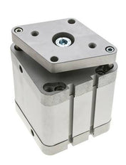 ISO 21287 Compact Double Acting Cylinder 80-50mm - Magnetic - Non-Rotating