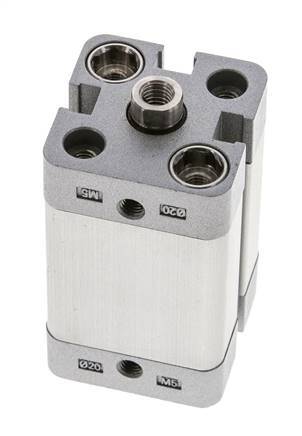 Cilindro Compacto de Simple Efecto ISO 21287 20-25mm - Magnético