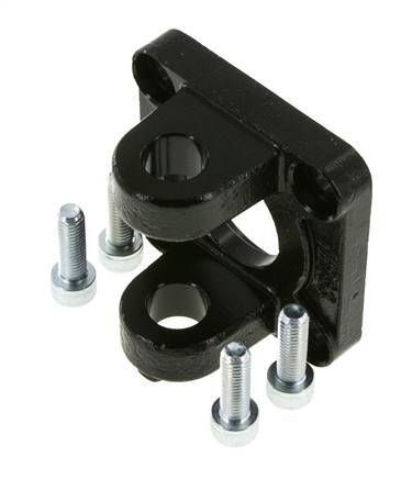 Clevis Female 63 mm ISO 15552 ISO 21287 Burnished steel