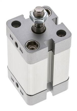 ISO 21287 Compact Single Acting Cylinder 25-25mm - Magnetic - Male Rod