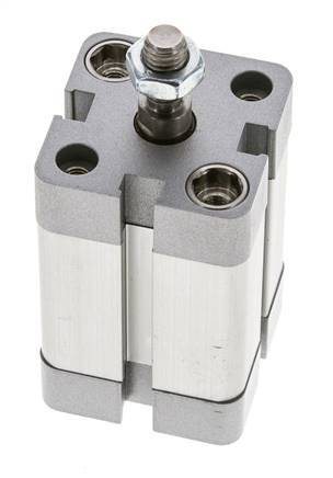 ISO 21287 Compact Single Acting Cylinder 25-25mm - Magnetic - Male Rod