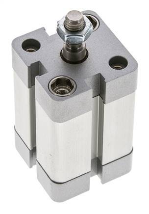 ISO 21287 Compact Single Acting Cylinder 25-25mm - Magnetic - Male Rod