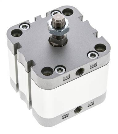 ISO 21287 Compact Single Acting Cylinder 63-20mm - Magnetic - Male Rod