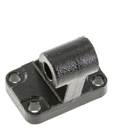 Horquilla macho acodada 50 mm ISO 15552 ISO 21287 Acero bruñido