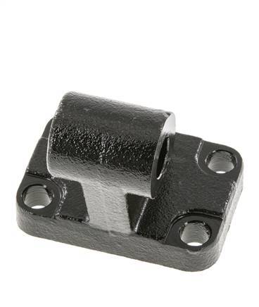 Horquilla macho acodada 50 mm ISO 15552 ISO 21287 Acero bruñido