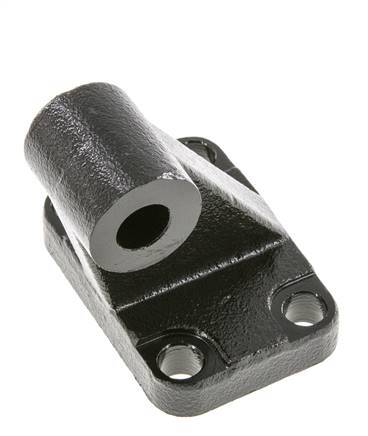 Horquilla macho acodada 50 mm ISO 15552 ISO 21287 Acero bruñido