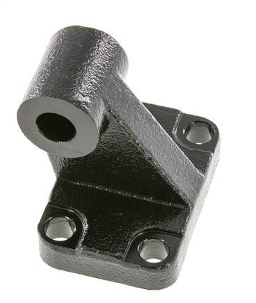 Horquilla macho acodada 50 mm ISO 15552 ISO 21287 Acero bruñido