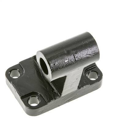 Horquilla macho acodada 80 mm ISO 15552 ISO 21287 Acero bruñido