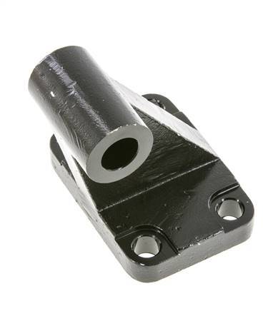 Horquilla macho acodada 80 mm ISO 15552 ISO 21287 Acero bruñido