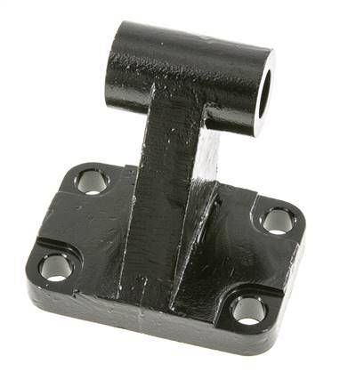 Horquilla macho acodada 80 mm ISO 15552 ISO 21287 Acero bruñido