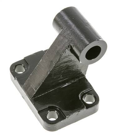 Horquilla macho acodada 80 mm ISO 15552 ISO 21287 Acero bruñido