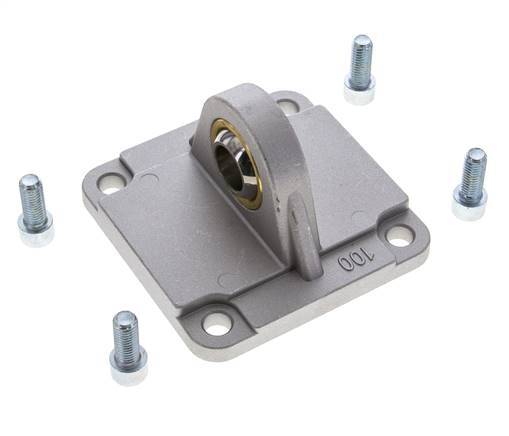 Clevis Spherical Male 100 mm ISO 15552 ISO 21287 Aluminium