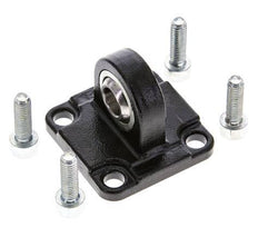 Clevis Spherical Male 32 mm ISO 15552 ISO 21287 Burnished steel