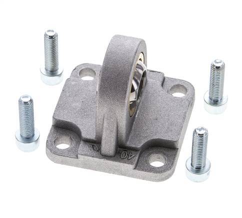 Clevis Spherical Male 40 mm ISO 15552 ISO 21287 Aluminium