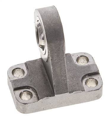 Horquilla esférica macho acodada 32 mm ISO 15552 y 21287 Acero inoxidable 316 (1.4401)