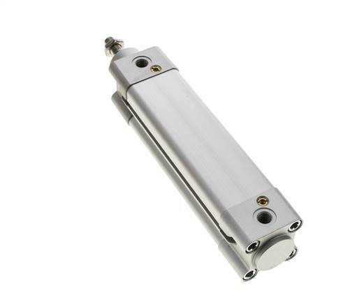 Cilindro de Doble Efecto ISO 15552 32-100mm - Magnético - Amortiguación - Vástago de Acero Inoxidable