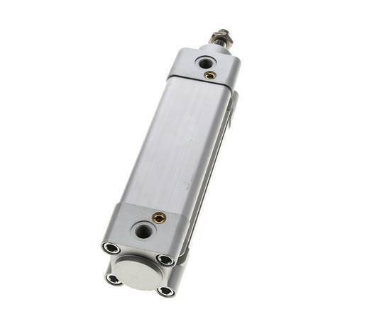 Cilindro de Doble Efecto ISO 15552 32-80mm - Magnético - Amortiguación - Vástago de Acero Inoxidable
