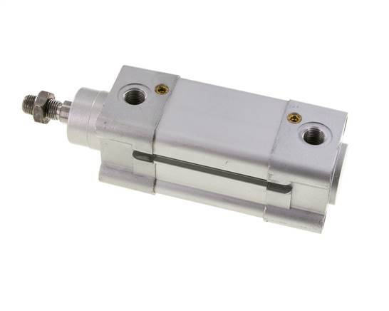 Cilindro de Doble Efecto ISO 15552 40-25mm - Magnético - Amortiguación - Vástago de Acero Inoxidable