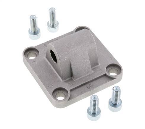 Clevis Male 80 mm ISO 15552 ISO 21287 Aluminium
