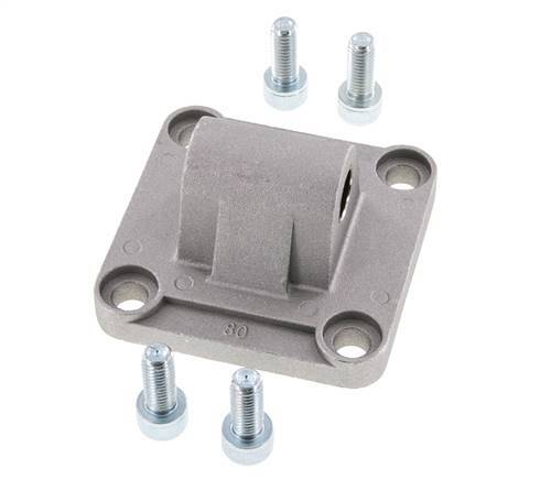 Clevis Male 80 mm ISO 15552 ISO 21287 Aluminium