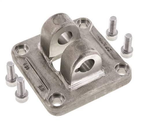 Horquilla Hembra 100 mm ISO 15552 ISO 21287 Acero inoxidable 316 (1.4401)