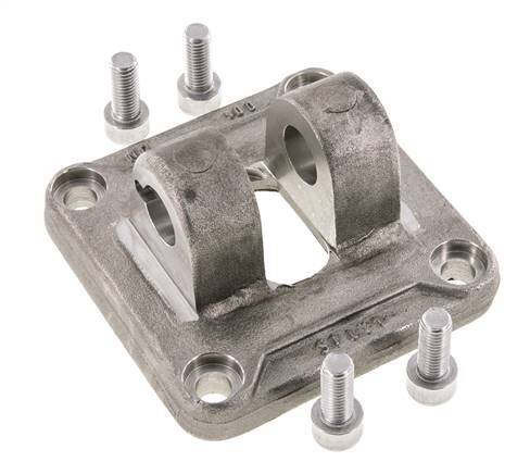 Horquilla Hembra 100 mm ISO 15552 ISO 21287 Acero inoxidable 316 (1.4401)