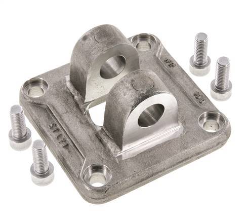 Horquilla Hembra 100 mm ISO 15552 ISO 21287 Acero inoxidable 316 (1.4401)