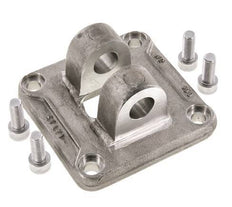 Horquilla Hembra 100 mm ISO 15552 ISO 21287 Acero inoxidable 316 (1.4401)