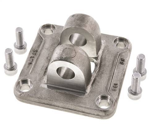 Horquilla Hembra 100 mm ISO 15552 ISO 21287 Acero inoxidable 316 (1.4401)