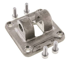 Horquilla Hembra 100 mm ISO 15552 ISO 21287 Acero inoxidable 316 (1.4401)