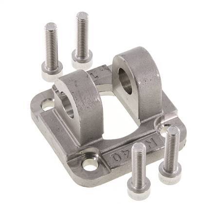 Horquilla Hembra 40 mm ISO 15552 ISO 21287 Acero inoxidable 316 (1.4401)