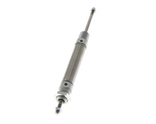 Cilindro Redondo de Doble Efecto ISO 6432 16-40mm - Magnético - Rosca Macho - Doble vástago