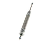 Cilindro Redondo de Doble Efecto ISO 6432 16-40mm - Magnético - Rosca Macho - Doble vástago