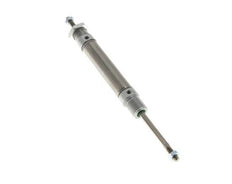 Cilindro Redondo de Doble Efecto ISO 6432 16-40mm - Magnético - Rosca Macho - Doble vástago