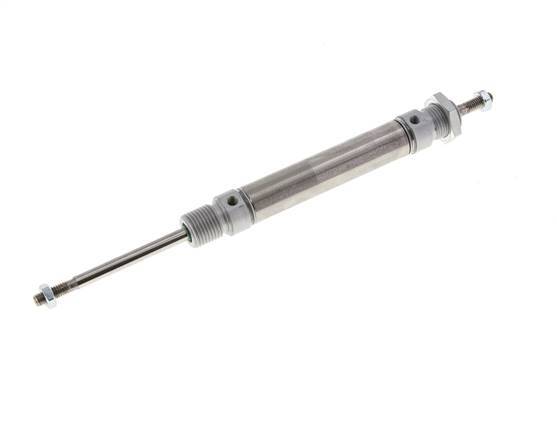 ISO 6432 Round Double Acting Cylinder 16-50mm - Magnetic - Male Threaded - Double Rod