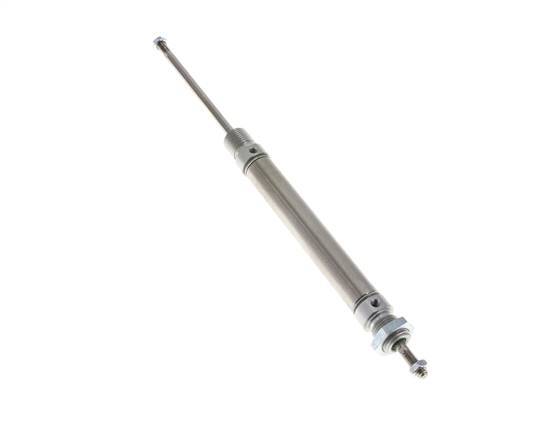 ISO 6432 Round Double Acting Cylinder 16-80mm - Magnetic - Male Threaded - Double Rod