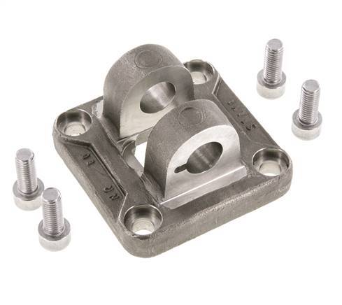 Horquilla Hembra 80 mm ISO 15552 ISO 21287 Acero inoxidable 316 (1.4401)