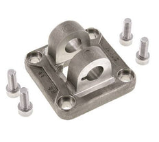 Horquilla Hembra 80 mm ISO 15552 ISO 21287 Acero inoxidable 316 (1.4401)